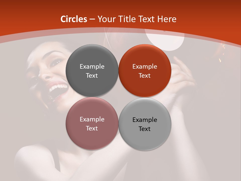 Portrait Burn Sound PowerPoint Template