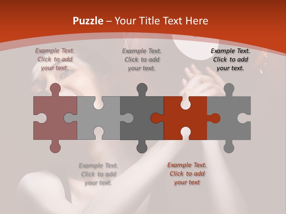 Portrait Burn Sound PowerPoint Template