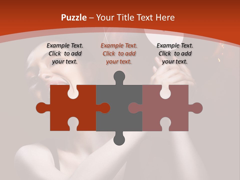 Portrait Burn Sound PowerPoint Template