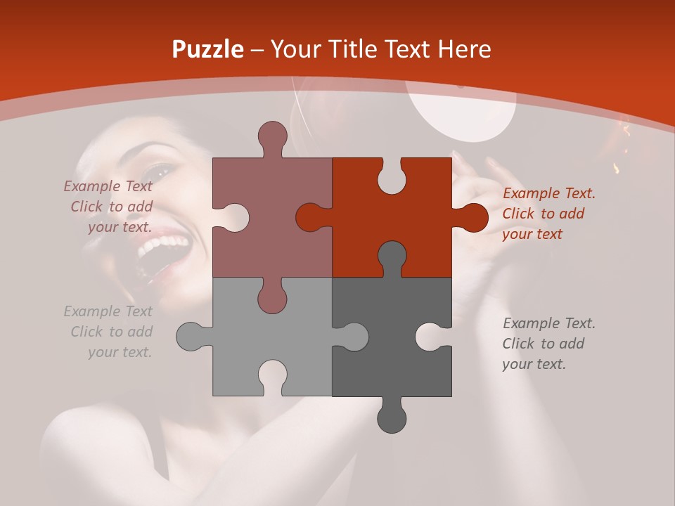 Portrait Burn Sound PowerPoint Template