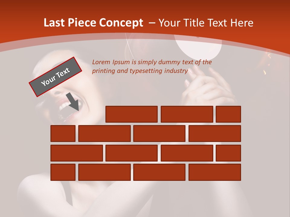 Portrait Burn Sound PowerPoint Template