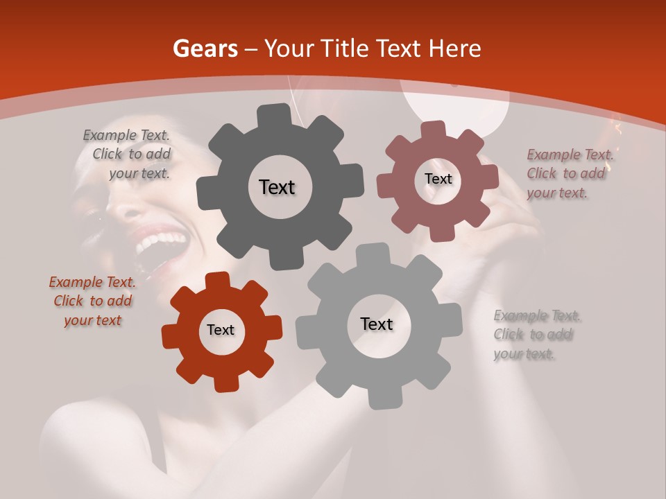 Portrait Burn Sound PowerPoint Template