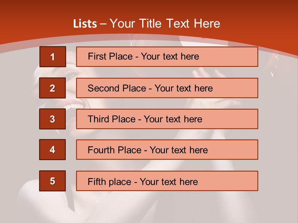 Portrait Burn Sound PowerPoint Template