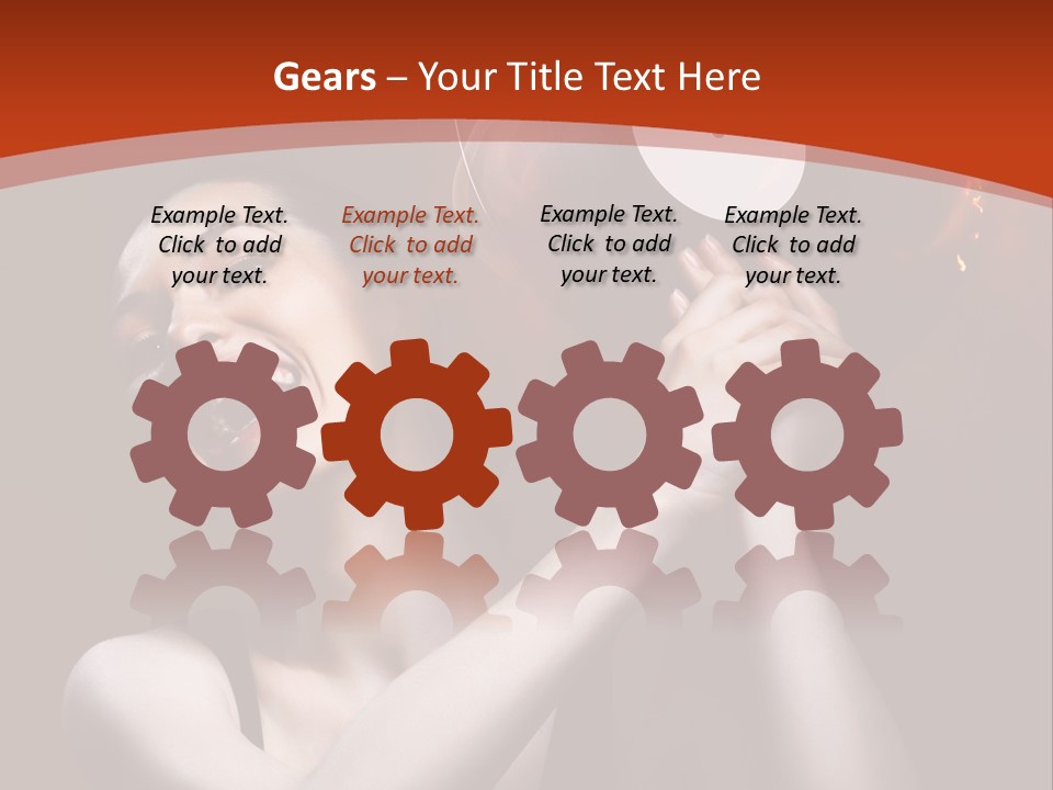 Portrait Burn Sound PowerPoint Template