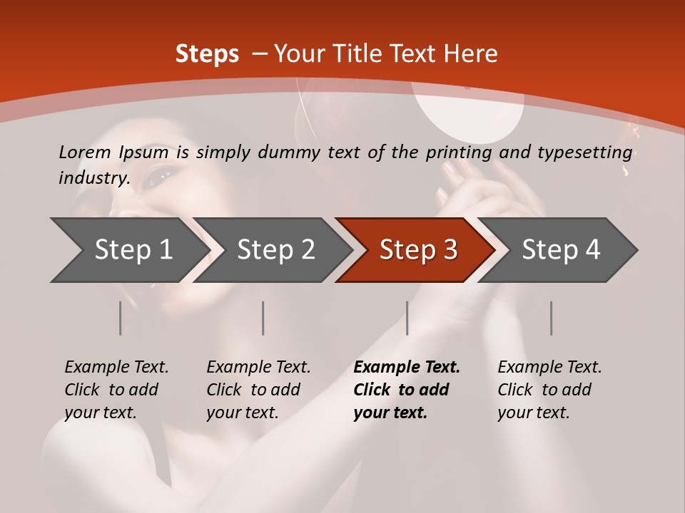 Portrait Burn Sound PowerPoint Template