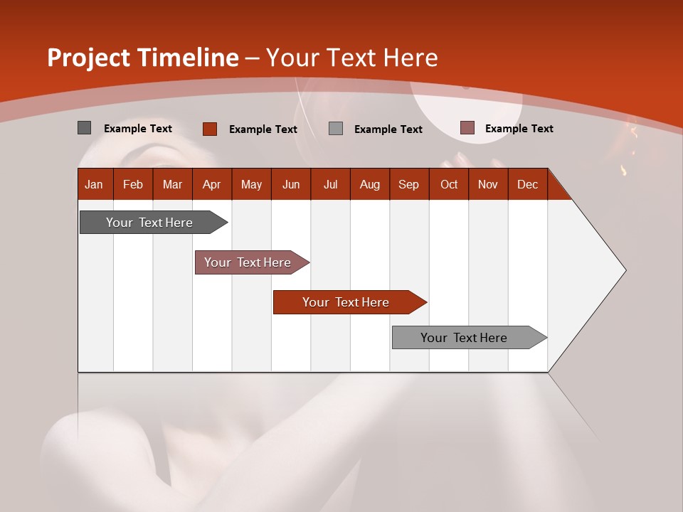 Portrait Burn Sound PowerPoint Template