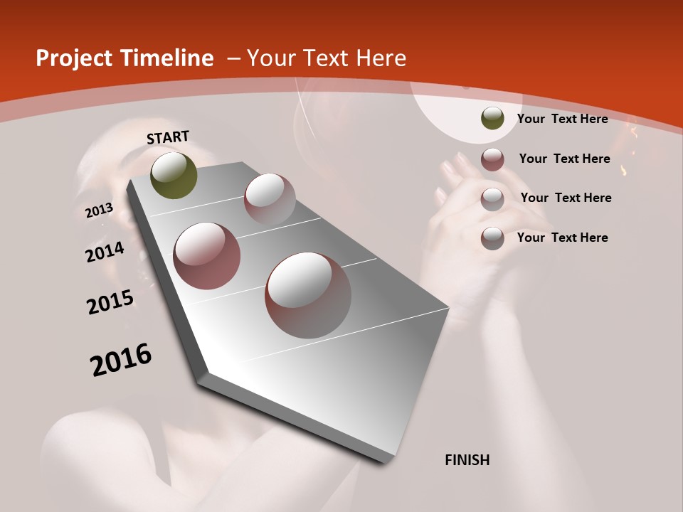 Portrait Burn Sound PowerPoint Template