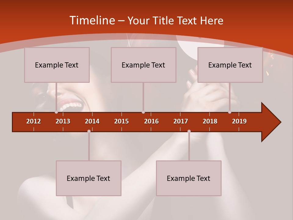 Portrait Burn Sound PowerPoint Template