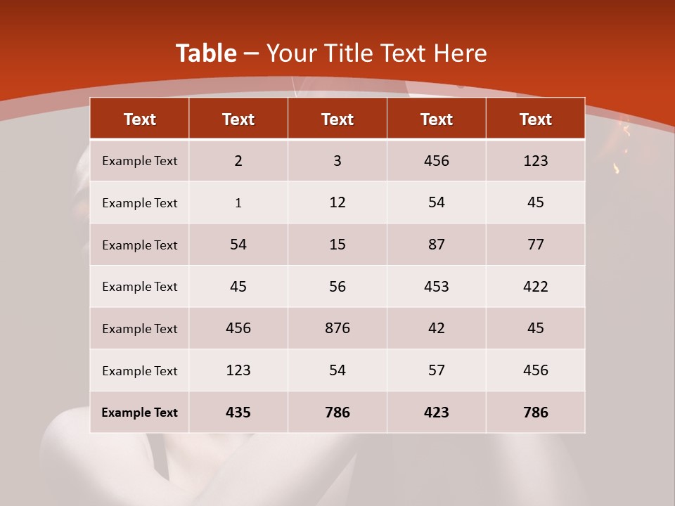 Portrait Burn Sound PowerPoint Template