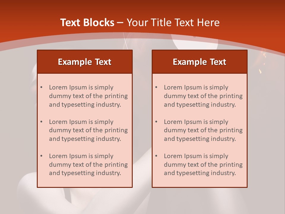 Portrait Burn Sound PowerPoint Template