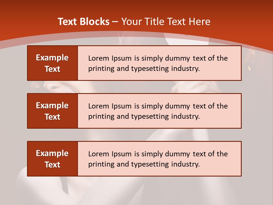 Portrait Burn Sound PowerPoint Template