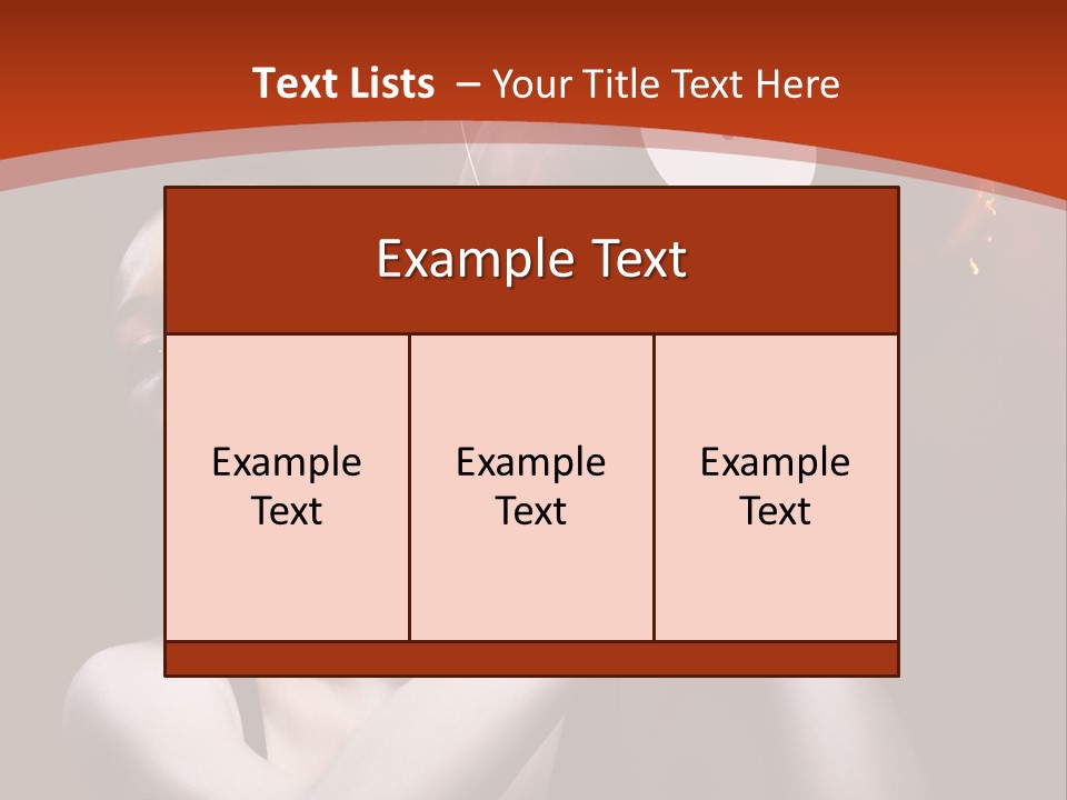 Portrait Burn Sound PowerPoint Template