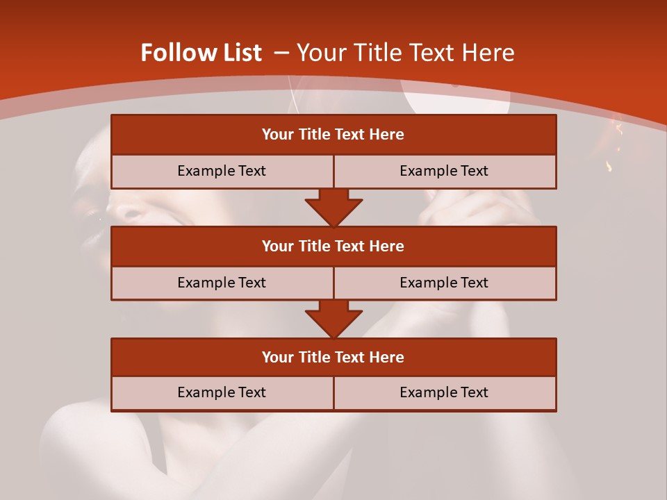 Portrait Burn Sound PowerPoint Template