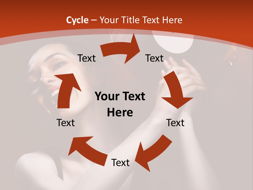 Portrait Burn Sound PowerPoint Template