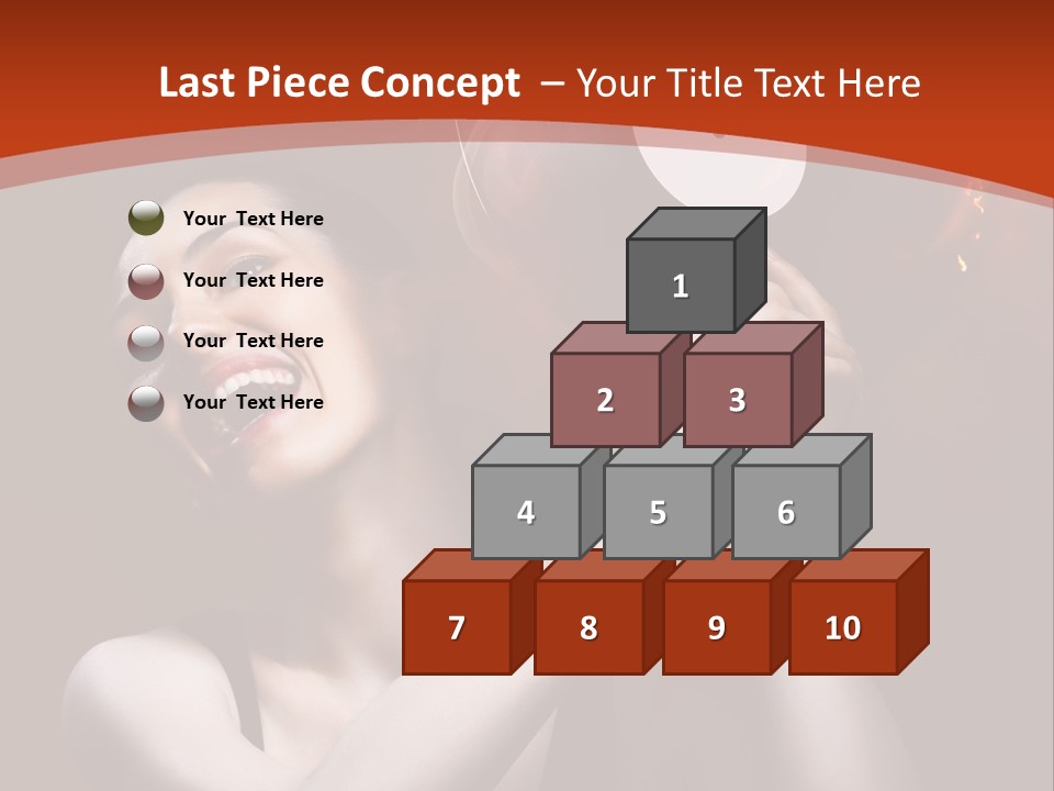 Portrait Burn Sound PowerPoint Template