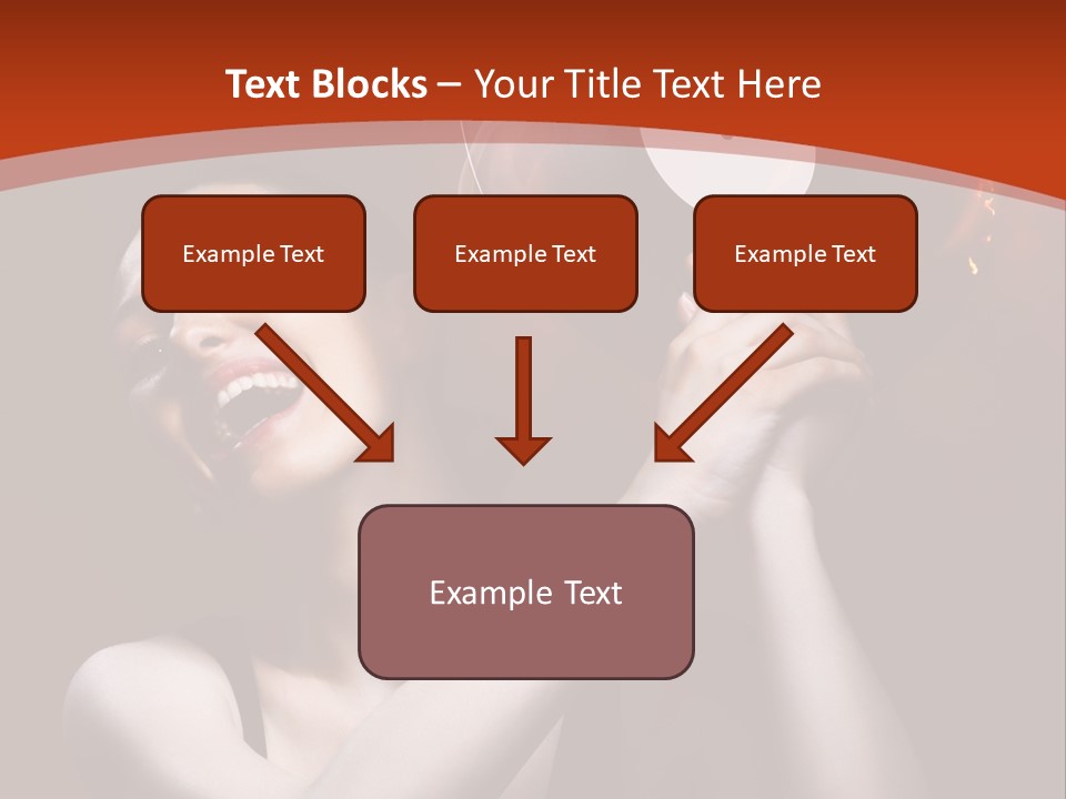 Portrait Burn Sound PowerPoint Template