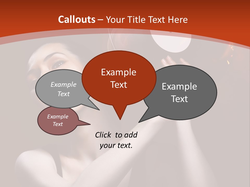 Portrait Burn Sound PowerPoint Template