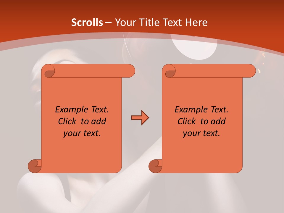 Portrait Burn Sound PowerPoint Template