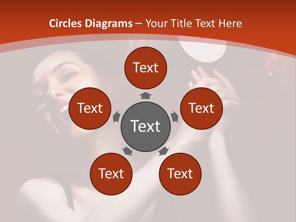 Portrait Burn Sound PowerPoint Template