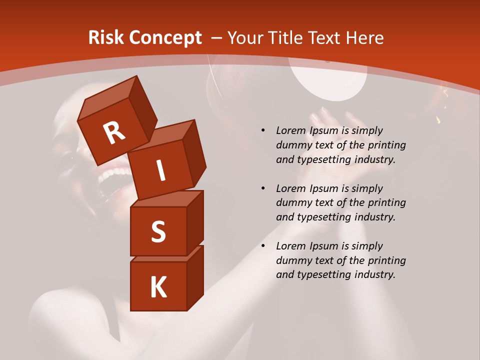 Portrait Burn Sound PowerPoint Template