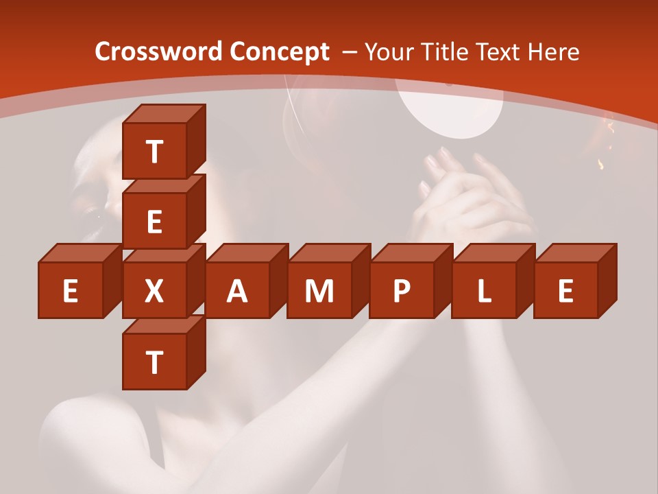 Portrait Burn Sound PowerPoint Template