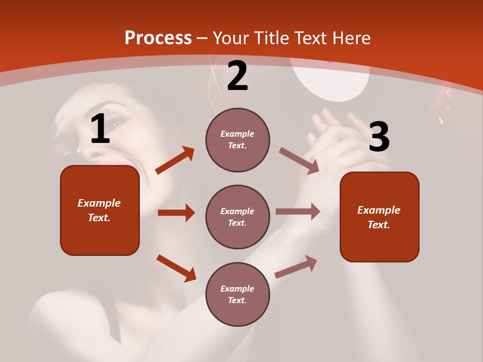 Portrait Burn Sound PowerPoint Template