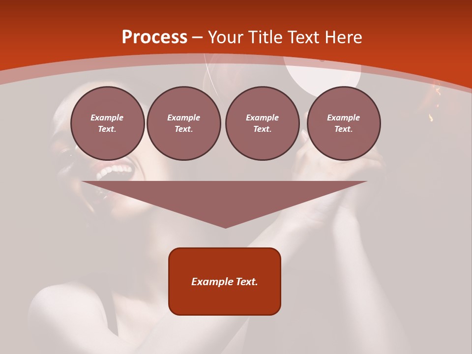 Portrait Burn Sound PowerPoint Template