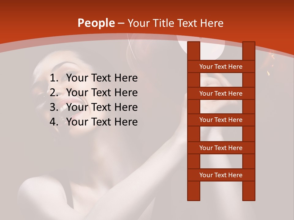 Portrait Burn Sound PowerPoint Template