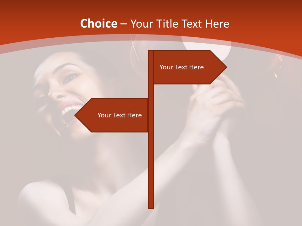 Portrait Burn Sound PowerPoint Template