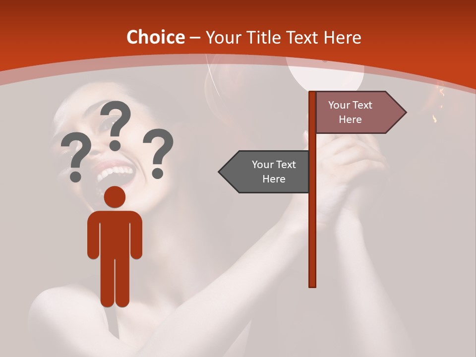 Portrait Burn Sound PowerPoint Template