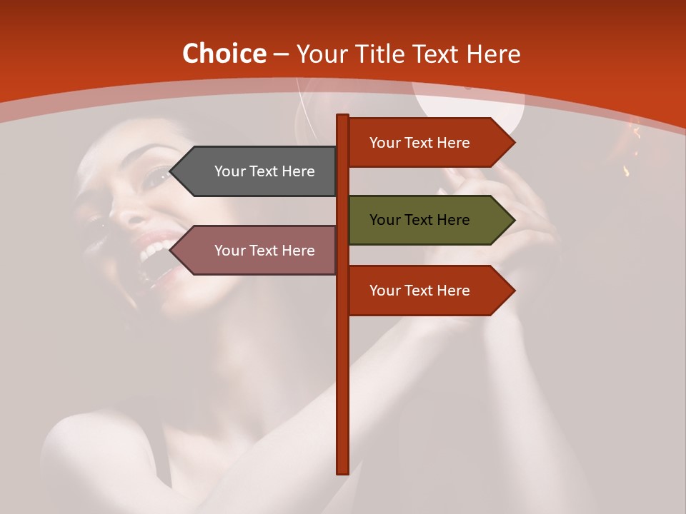 Portrait Burn Sound PowerPoint Template