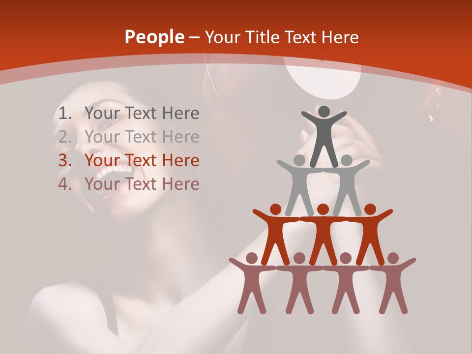 Portrait Burn Sound PowerPoint Template