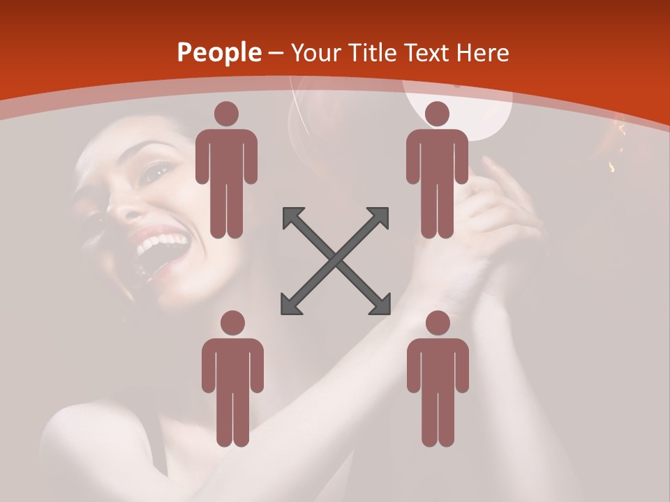 Portrait Burn Sound PowerPoint Template