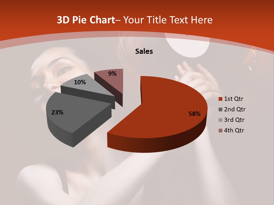 Portrait Burn Sound PowerPoint Template