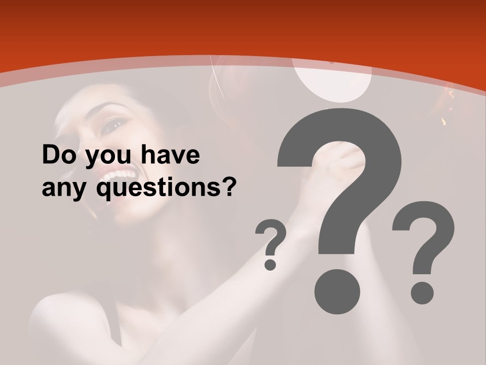 Portrait Burn Sound PowerPoint Template