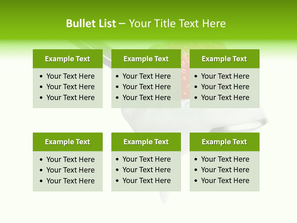 Dairy Shiny Strawberry PowerPoint Template