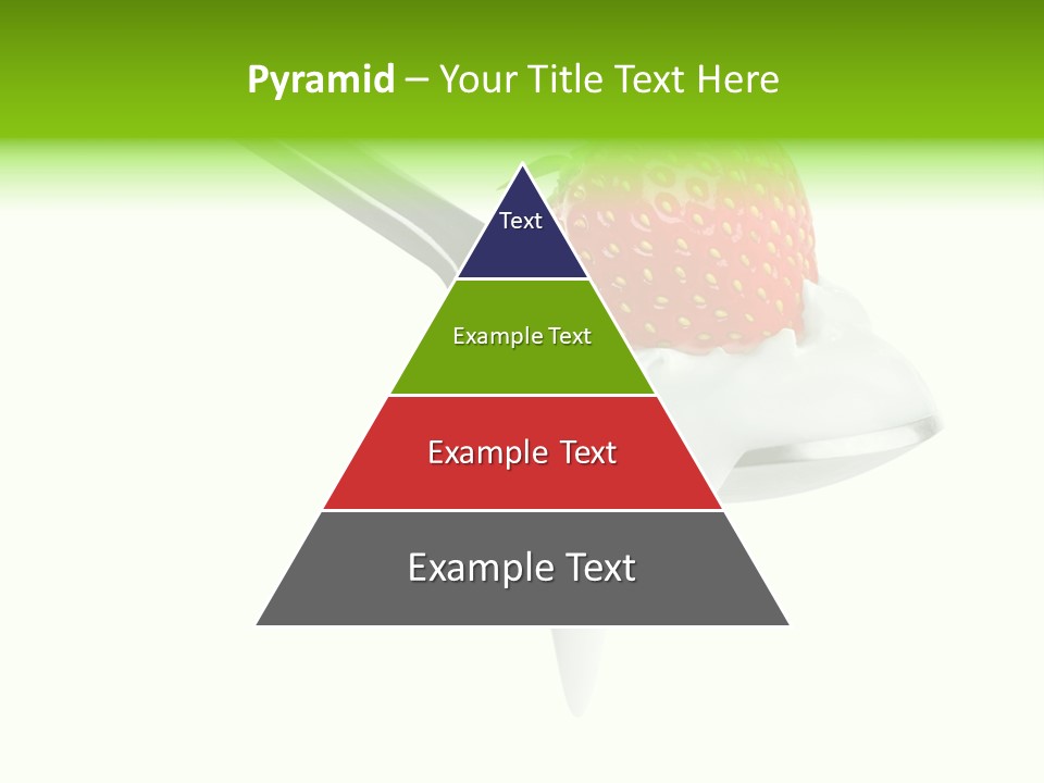 Dairy Shiny Strawberry PowerPoint Template