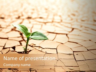 Wasteland Drought Clay PowerPoint Template