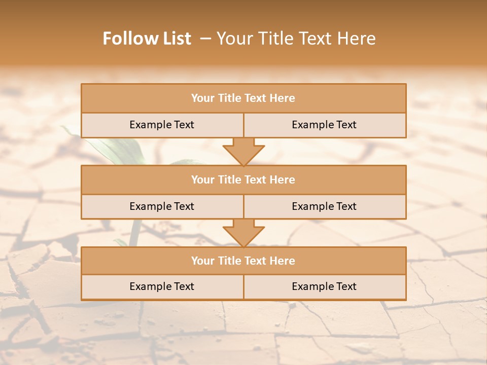 Wasteland Drought Clay PowerPoint Template