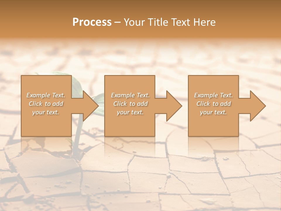 Wasteland Drought Clay PowerPoint Template