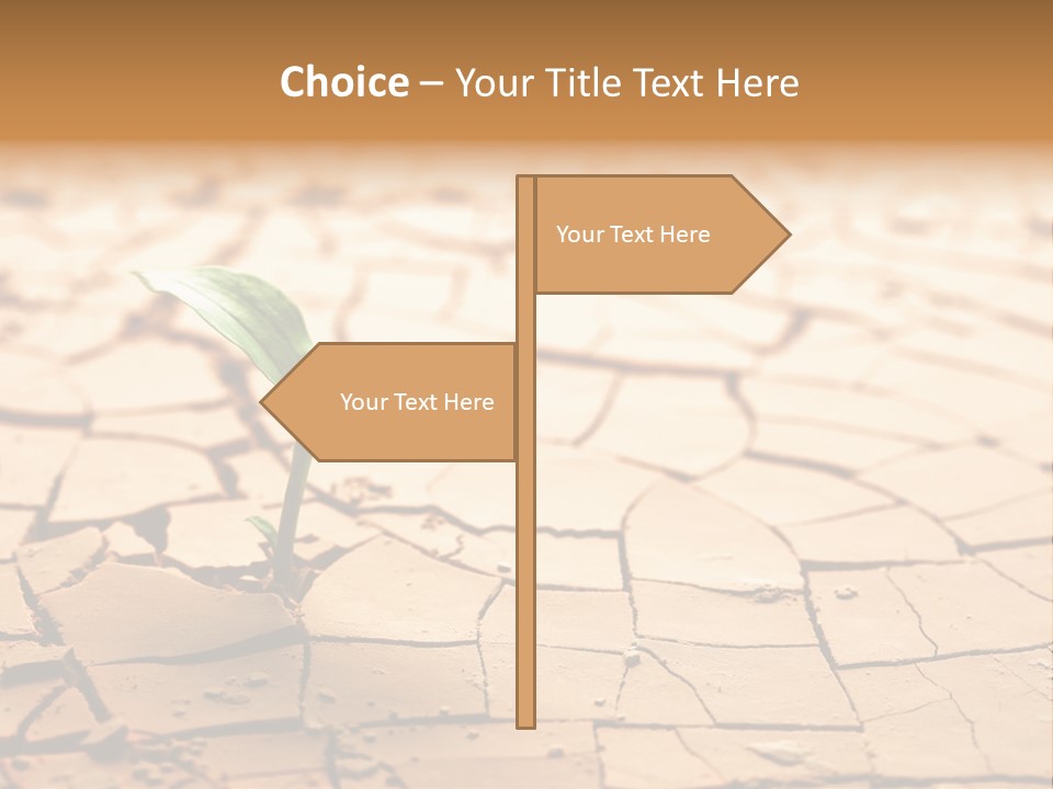 Wasteland Drought Clay PowerPoint Template