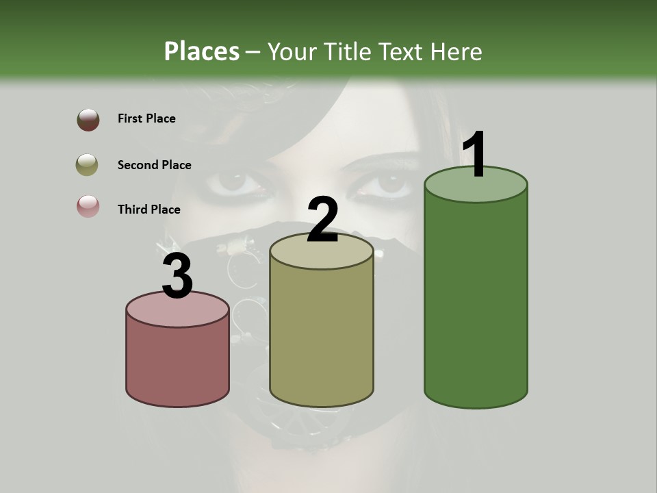 Stylish Brunette Creative PowerPoint Template