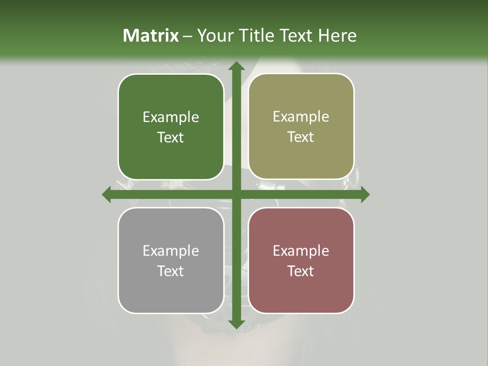 Stylish Brunette Creative PowerPoint Template