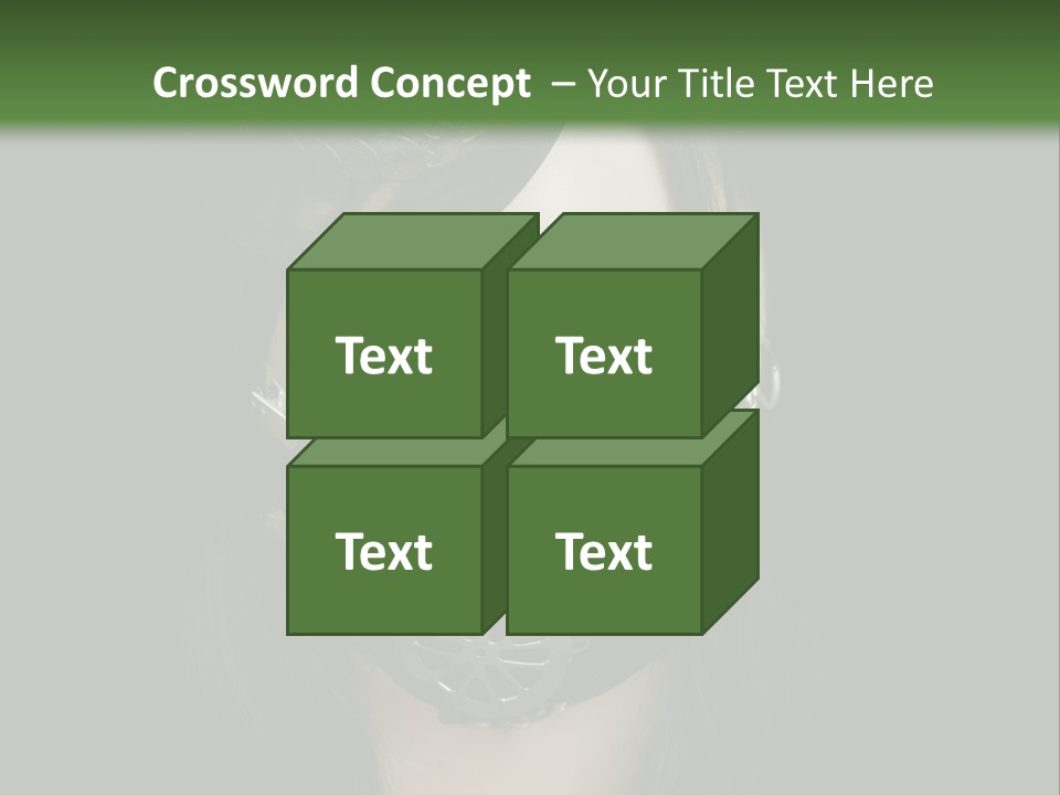 Stylish Brunette Creative PowerPoint Template