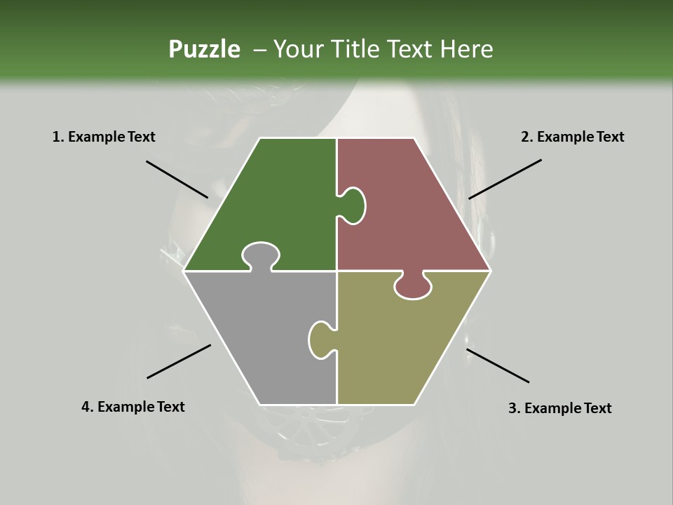 Stylish Brunette Creative PowerPoint Template