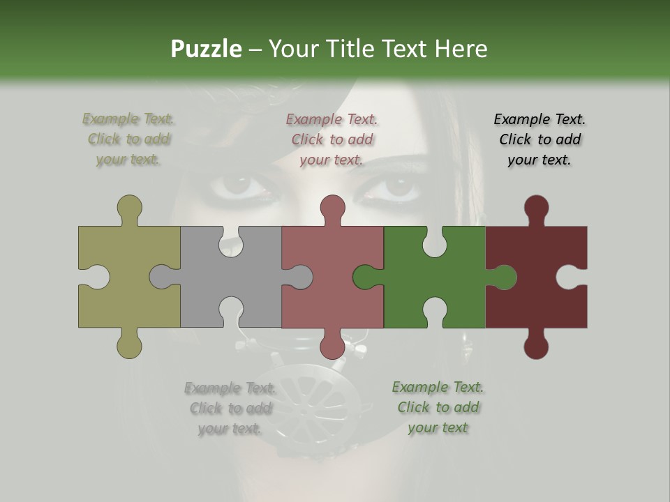 Stylish Brunette Creative PowerPoint Template