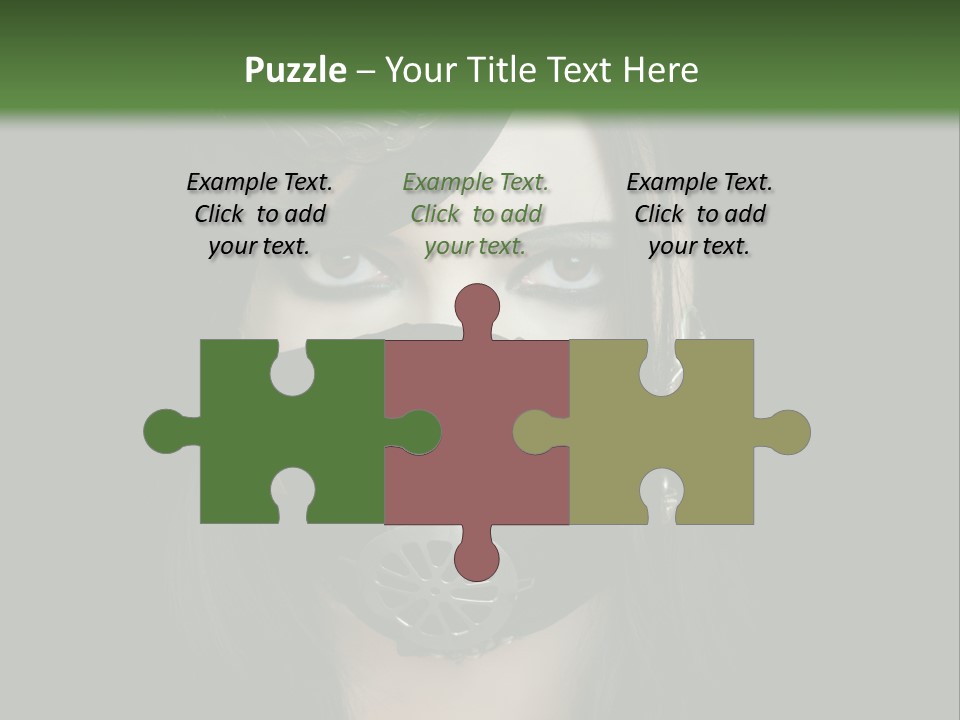 Stylish Brunette Creative PowerPoint Template