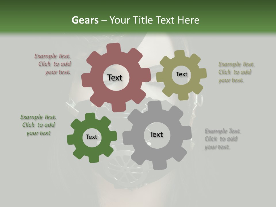 Stylish Brunette Creative PowerPoint Template