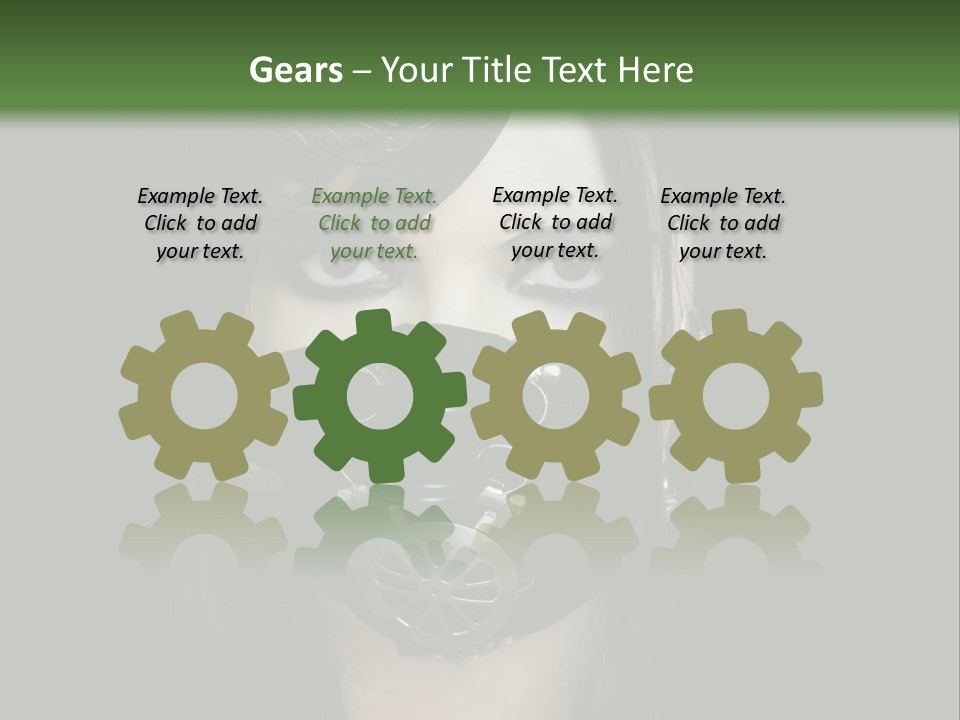 Stylish Brunette Creative PowerPoint Template