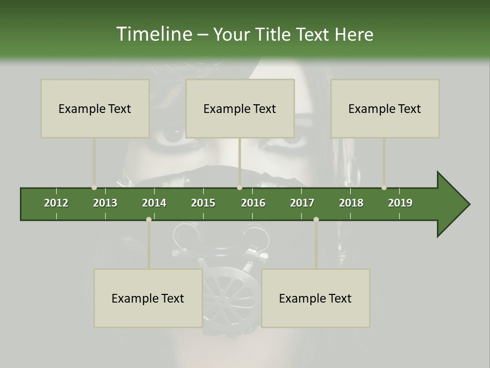 Stylish Brunette Creative PowerPoint Template